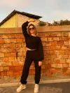 Kadın Tek Alt Giyim Eşofman Siyah