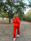 Kadın Tek Alt Giyim Eşofman Nar Çiçeği