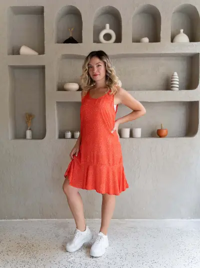 Puanlı elbise