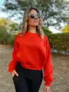 Nar Çiçeği Crop sweatshirt