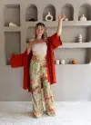 Kiremit rengi kimono