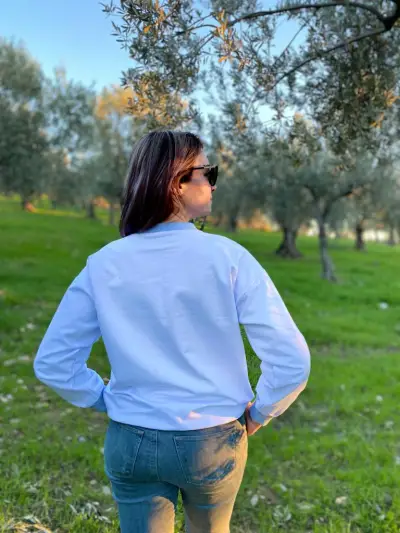 Bisiklet Yaka Sweatshirt 