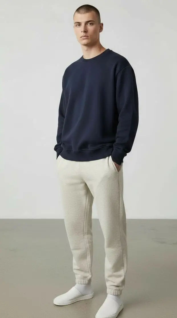 Yuvarlak Yaka Sweatshirt